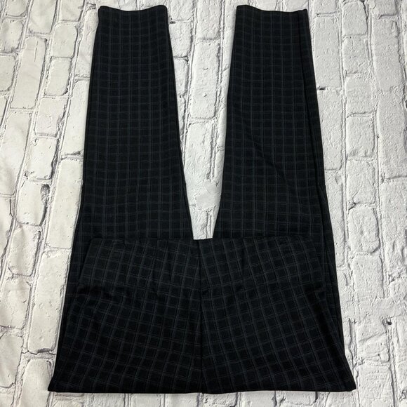 Max Edition Plaid Pants | Blue & Black | Elastic Waist | Size M - Picture 4 of 5